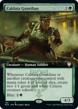 Image for Caldaia Guardian (Extended Art) (156) [Streets of New Capenna] - Magic: The Gathering