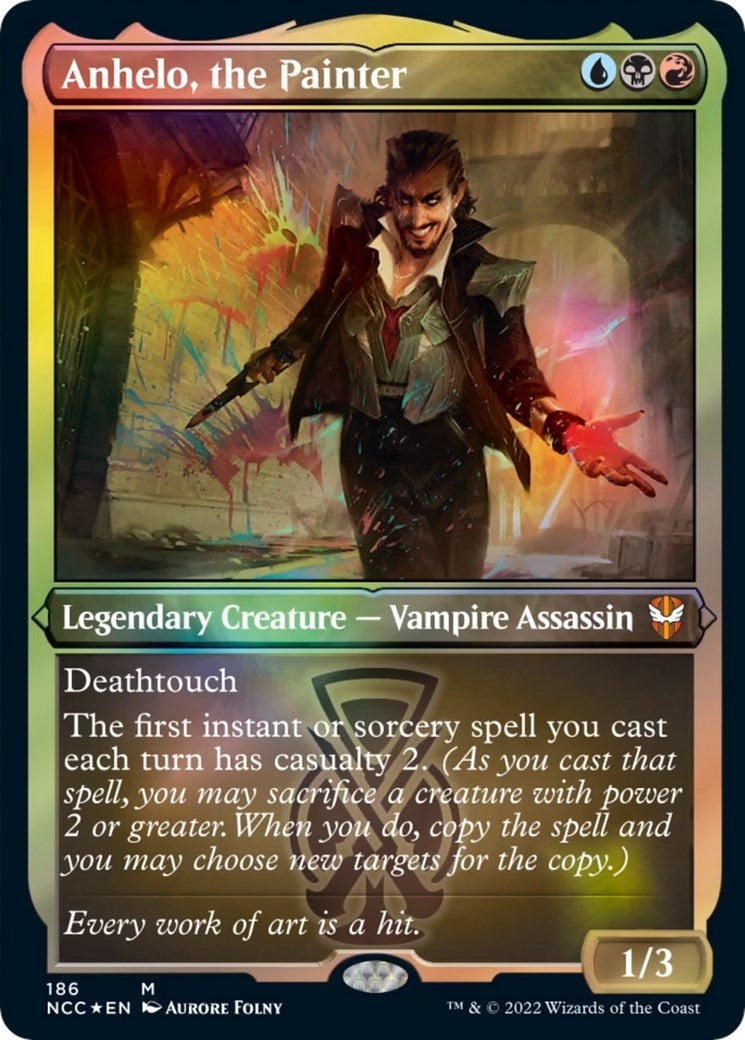 Image for Anhelo, the Painter (Display Commander) - Thick Stock (186) [Streets of New Capenna] - Magic: The Gathering
