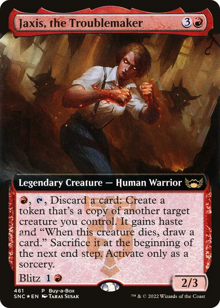 Image for Jaxis, the Troublemaker (461) [Buy-A-Box Promos] - Magic: The Gathering