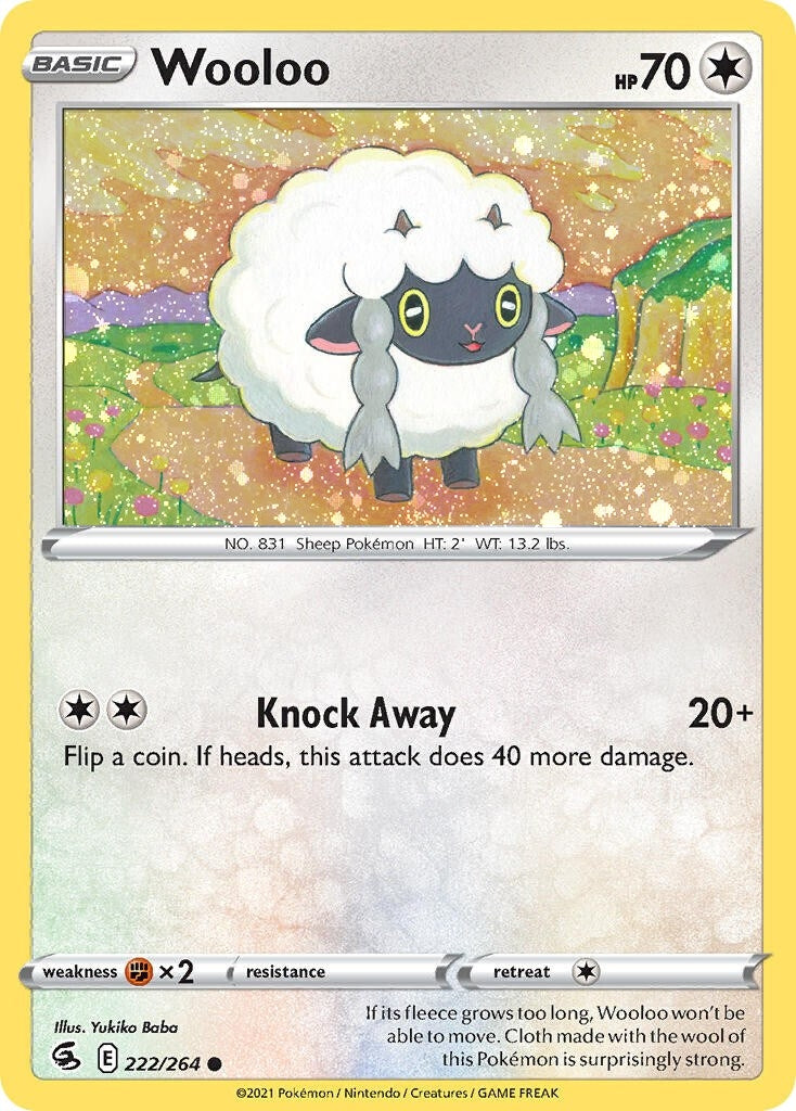 Image for Wooloo - 222/264 (Cosmos Holo) (222/264) [Miscellaneous Cards & Products] - Pokemon