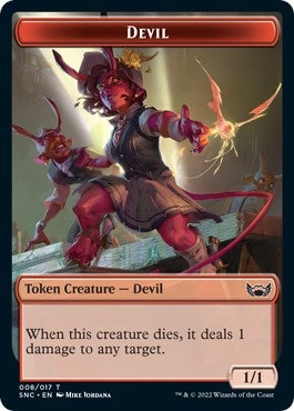 Image for Devil // Rogue Double-Sided Token (8 // 7) [Streets of New Capenna] - Magic: The Gathering