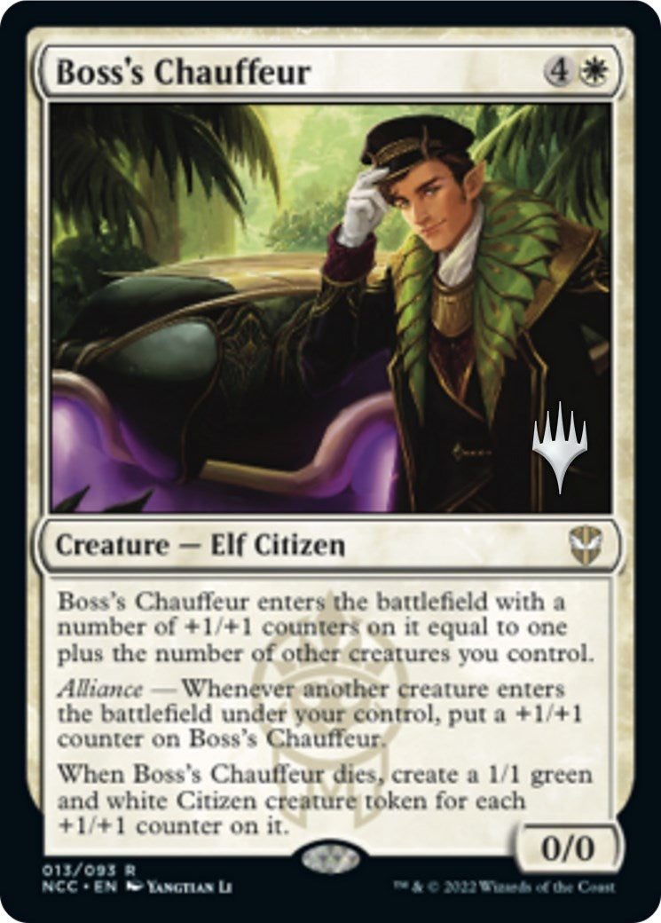Image for Boss's Chauffeur (13) [Streets of New Capenna] - Magic: The Gathering