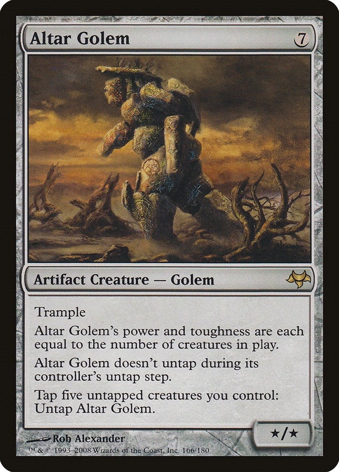 Image for Altar Golem (166) [Eventide] - Magic: The Gathering