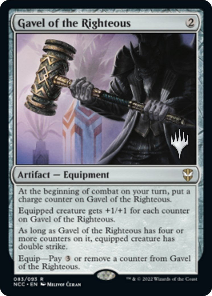 Image for Gavel of the Righteous (83) [Streets of New Capenna] - Magic: The Gathering