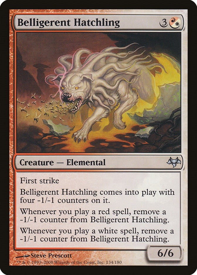 Image for Belligerent Hatchling (134) [Eventide] - Magic: The Gathering
