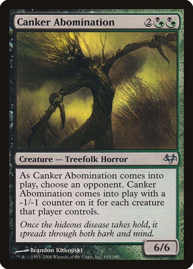 Image for Canker Abomination (115) [Eventide] - Magic: The Gathering
