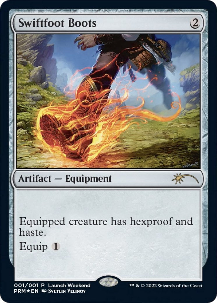 Image for Swiftfoot Boots (1) [WPN & Gateway Promos] - Magic: The Gathering