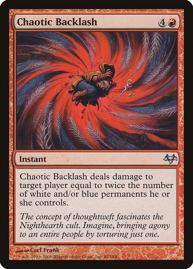 Image for Chaotic Backlash (49) [Eventide] - Magic: The Gathering