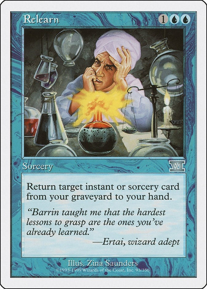 Image for Relearn (93) [Classic Sixth Edition] - Magic: The Gathering