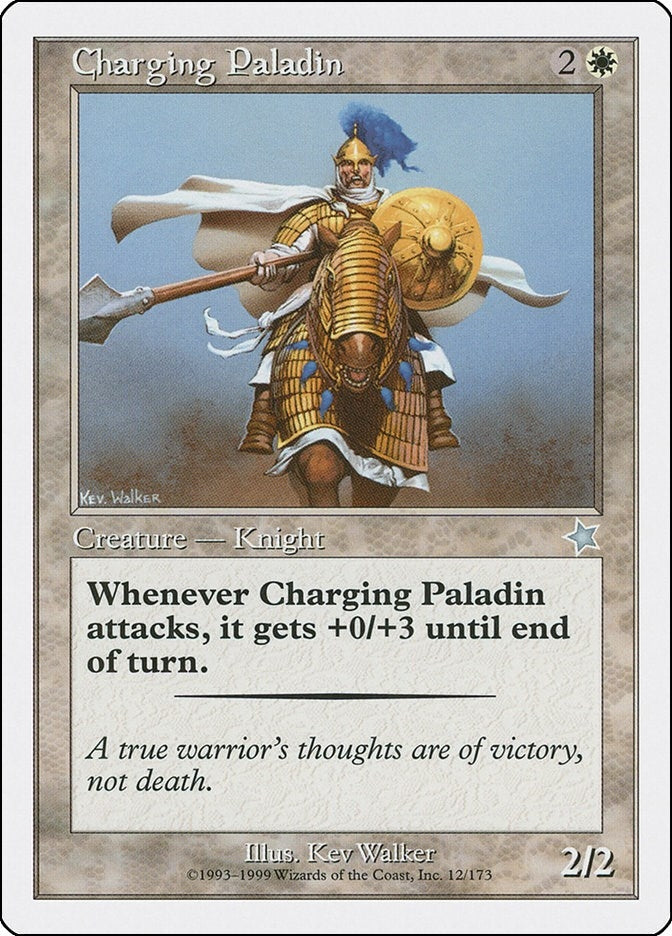Image for Charging Paladin (12) [Starter 1999] - Magic: The Gathering
