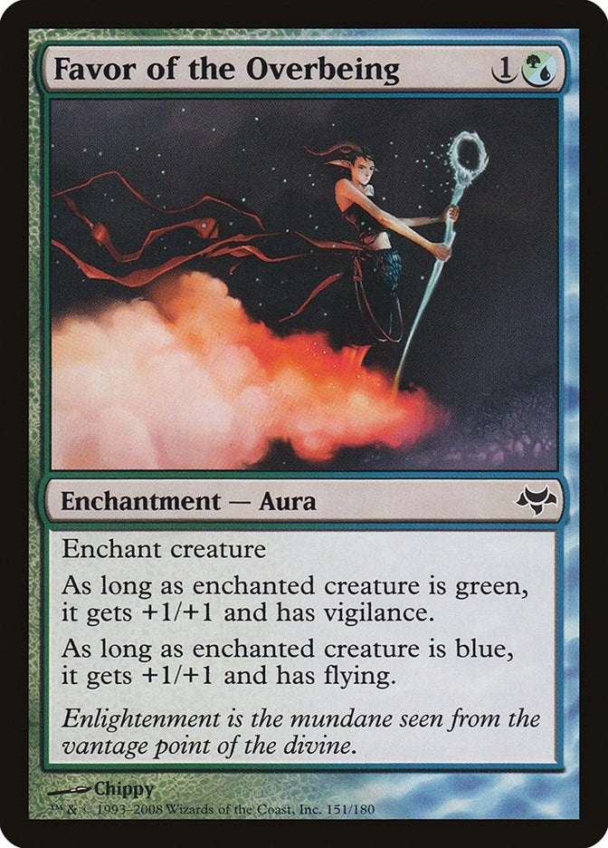 Image for Favor of the Overbeing (151) [Eventide] - Magic: The Gathering