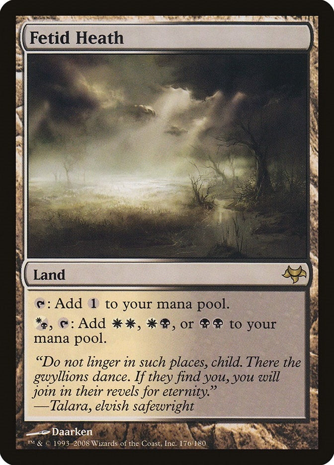 Image for Fetid Heath (176) [Eventide] - Magic: The Gathering