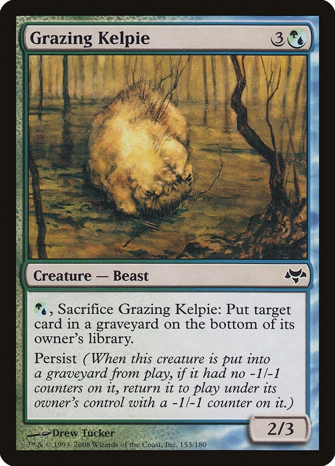 Image for Grazing Kelpie (153) [Eventide] - Magic: The Gathering