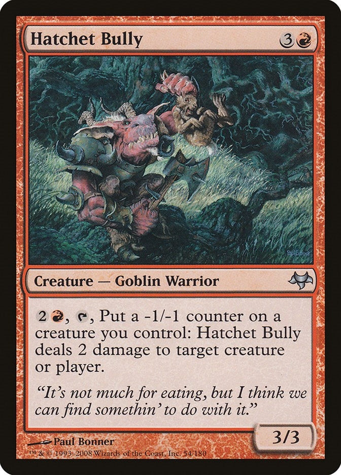 Image for Hatchet Bully (54) [Eventide] - Magic: The Gathering