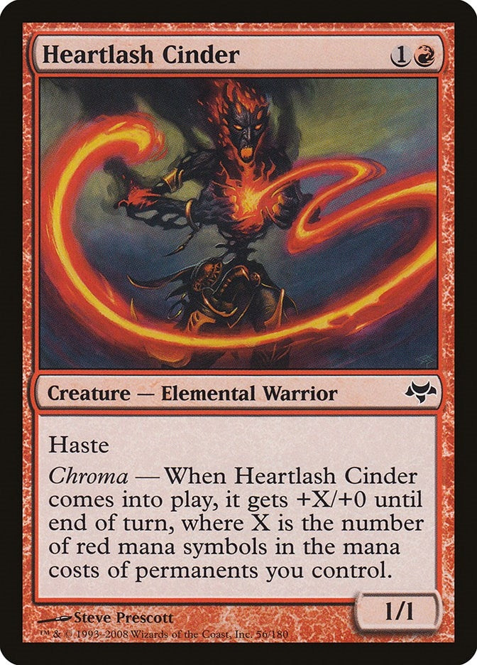 Image for Heartlash Cinder (56) [Eventide] - Magic: The Gathering