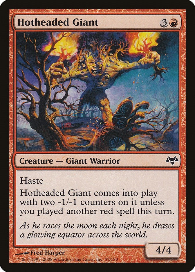 Image for Hotheaded Giant (57) [Eventide] - Magic: The Gathering