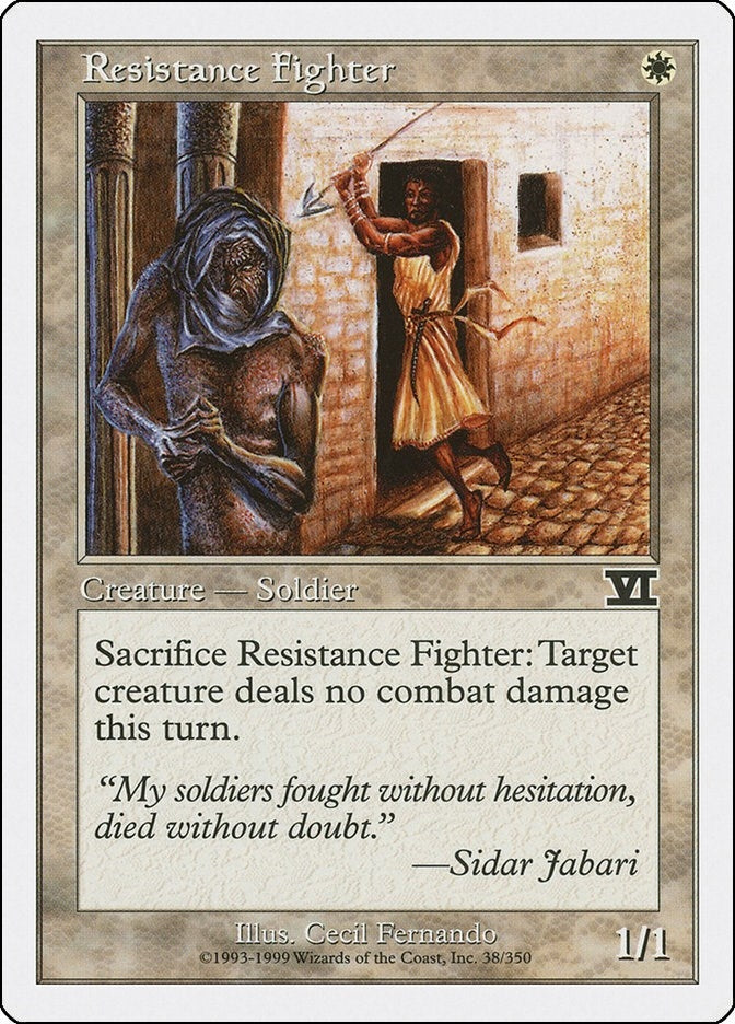 Image for Resistance Fighter (38) [Classic Sixth Edition] - Magic: The Gathering