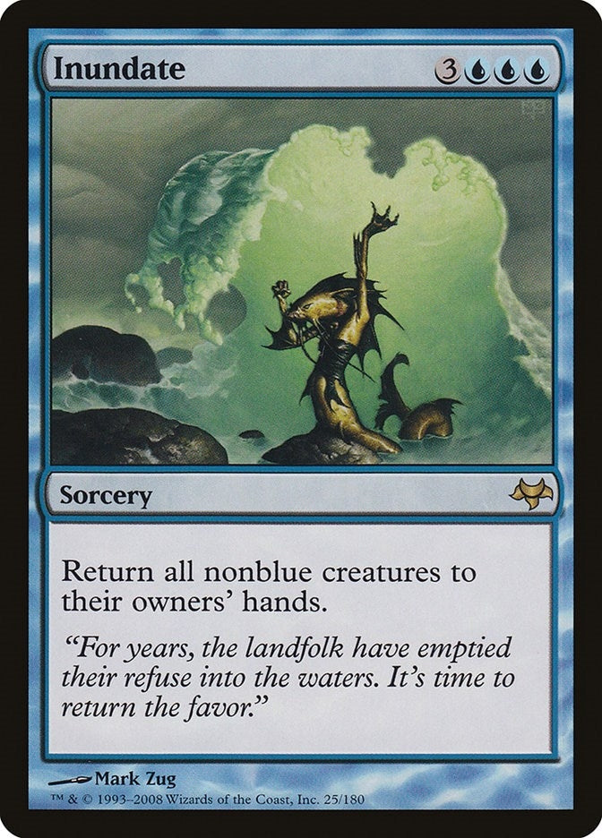 Image for Inundate (25) [Eventide] - Magic: The Gathering