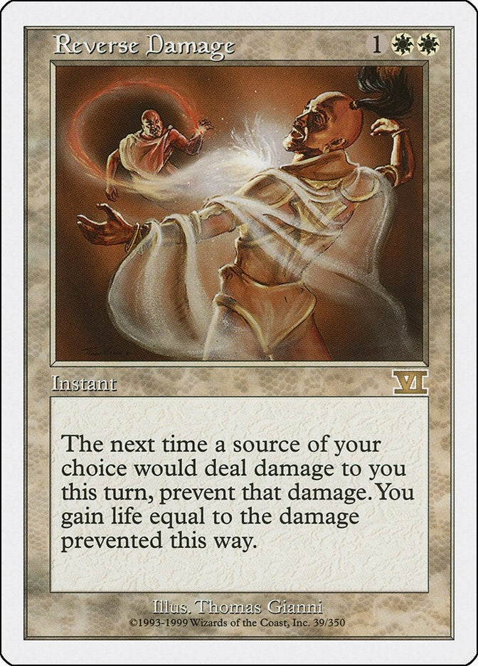 Image for Reverse Damage (39) [Classic Sixth Edition] - Magic: The Gathering