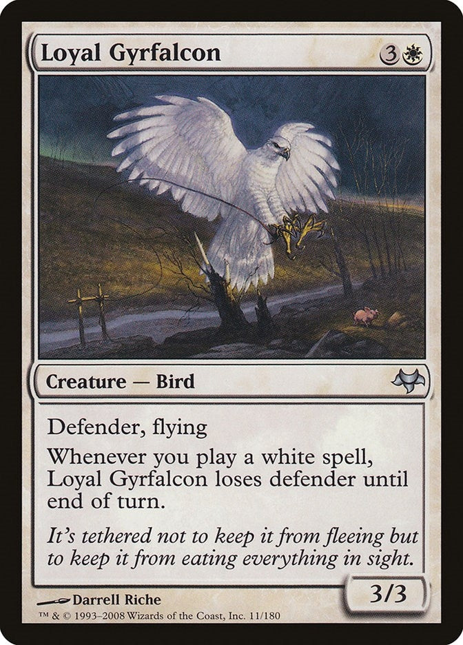 Image for Loyal Gyrfalcon (11) [Eventide] - Magic: The Gathering