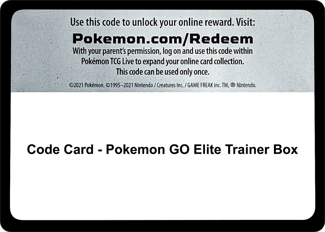Image for Code Card - Pokemon GO Elite Trainer Box [Pokemon GO] - Pokemon