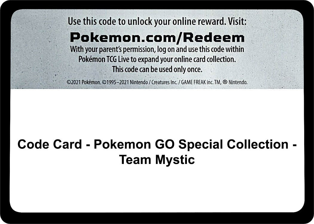 Image for Code Card - Pokemon GO Special Collection - Team Mystic [Pokemon GO] - Pokemon