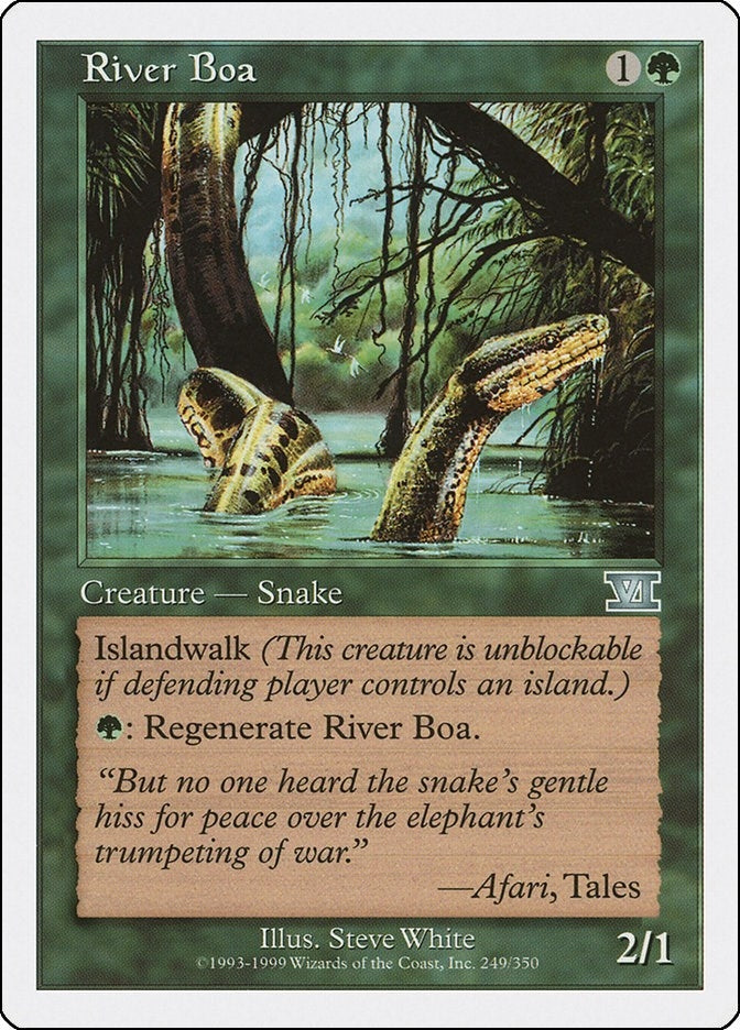 Image for River Boa (249) [Classic Sixth Edition] - Magic: The Gathering