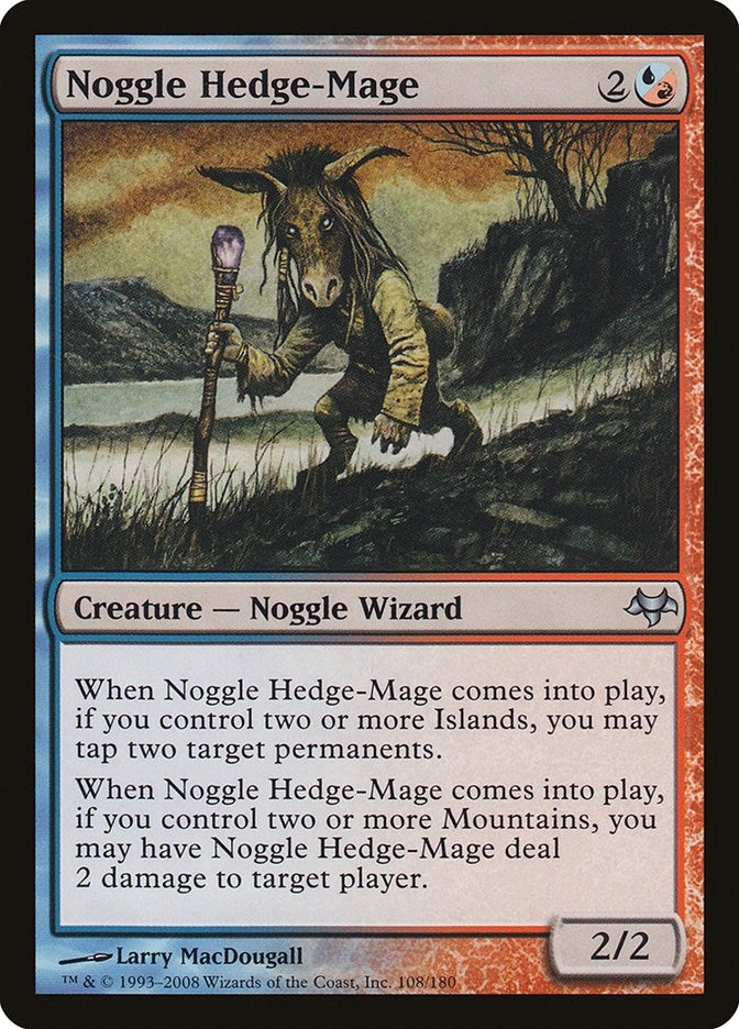 Image for Noggle Hedge-Mage (108) [Eventide] - Magic: The Gathering