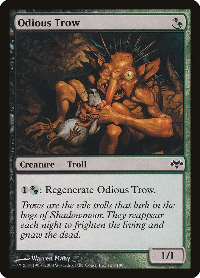 Image for Odious Trow (125) [Eventide] - Magic: The Gathering