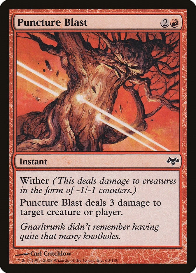 Image for Puncture Blast (60) [Eventide] - Magic: The Gathering