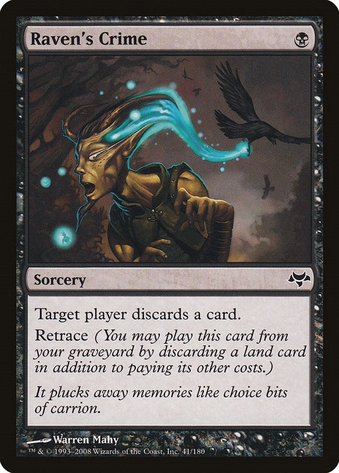 Image for Raven's Crime (41) [Eventide] - Magic: The Gathering