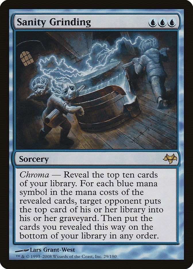 Image for Sanity Grinding (29) [Eventide] - Magic: The Gathering