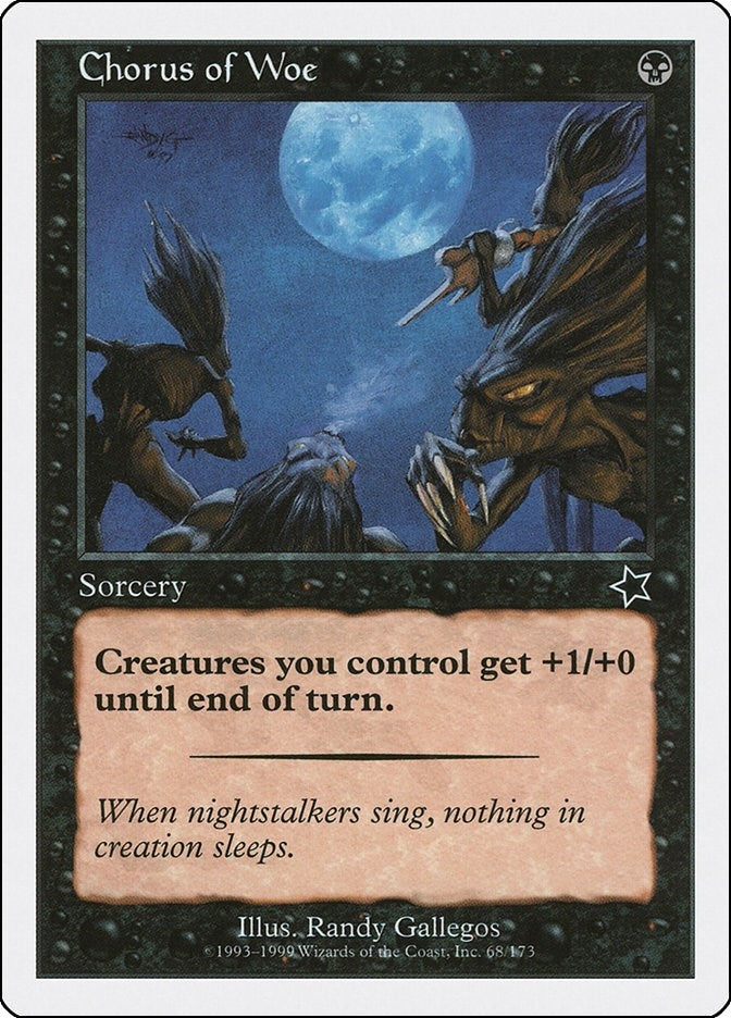 Image for Chorus of Woe (68) [Starter 1999] - Magic: The Gathering