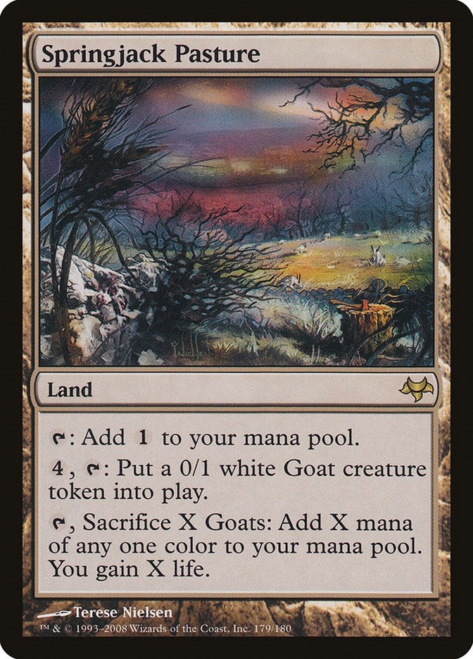 Image for Springjack Pasture (179) [Eventide] - Magic: The Gathering