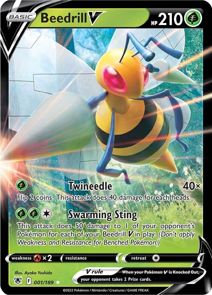 Image for Beedrill V (001/189) [SWSH10: Astral Radiance] - Pokemon