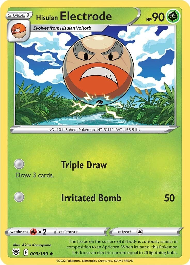 Image for Hisuian Electrode (003/189) [SWSH10: Astral Radiance] - Pokemon
