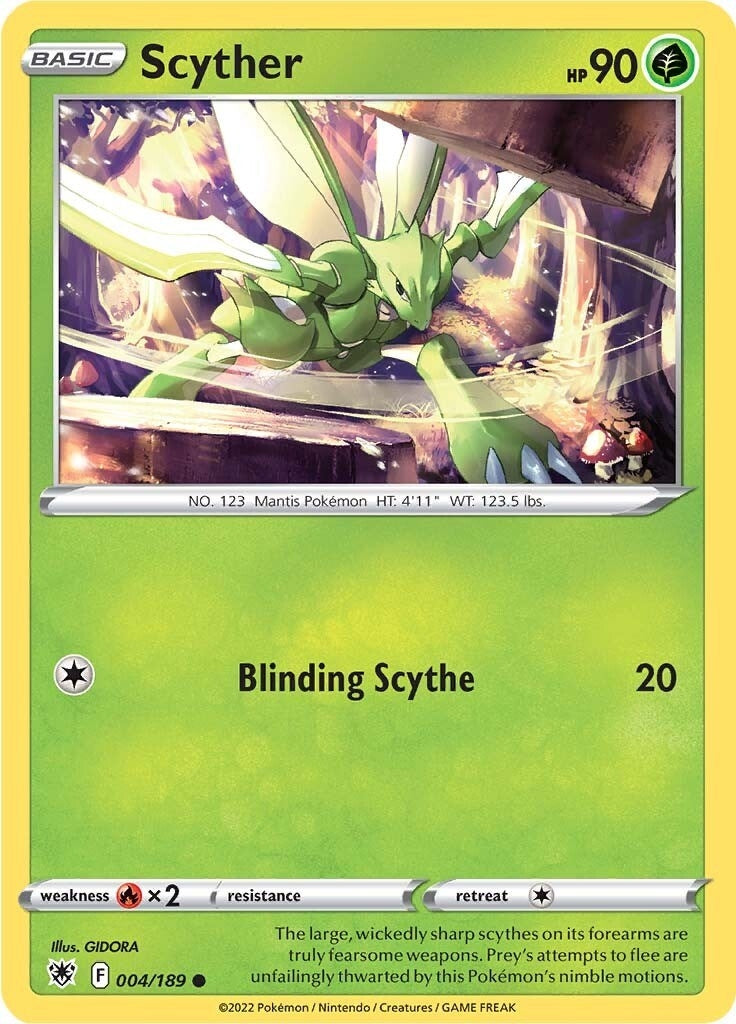 Image for Scyther (004) (004/189) [SWSH10: Astral Radiance] - Pokemon