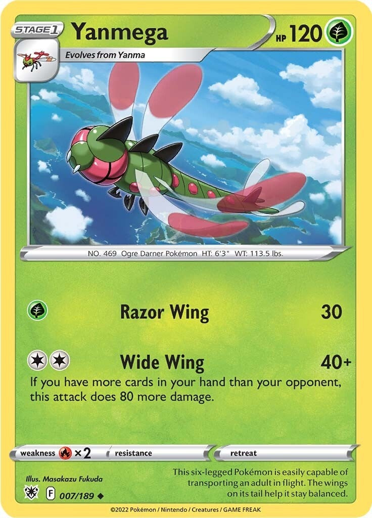 Image for Yanmega (007/189) [SWSH10: Astral Radiance] - Pokemon