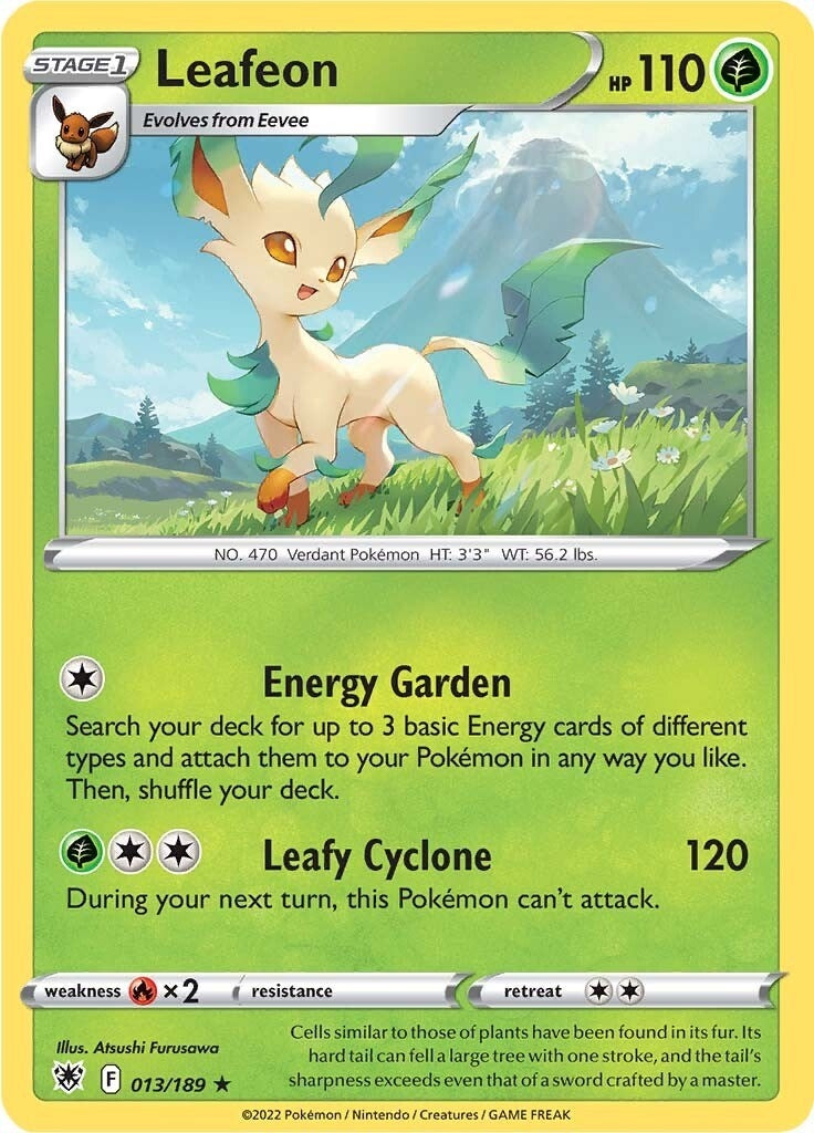 Image for Leafeon (013/189) [SWSH10: Astral Radiance] - Pokemon