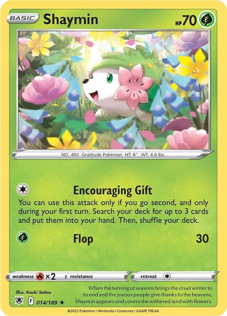 Image for Shaymin (014/189) [SWSH10: Astral Radiance] - Pokemon