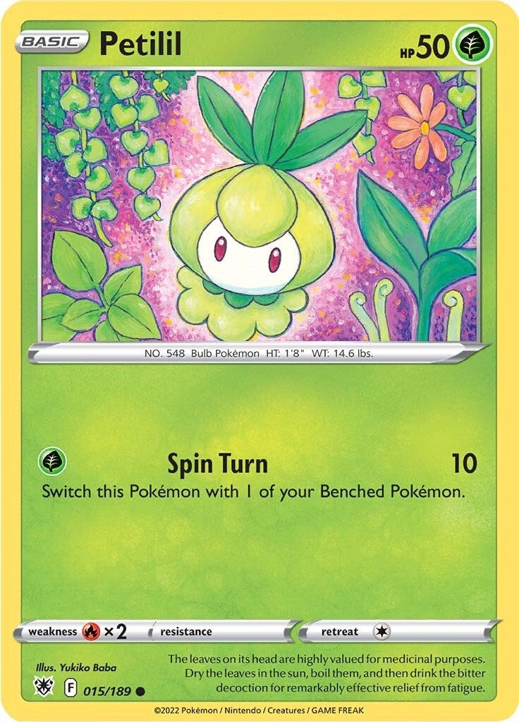 Image for Petilil (015/189) [SWSH10: Astral Radiance] - Pokemon