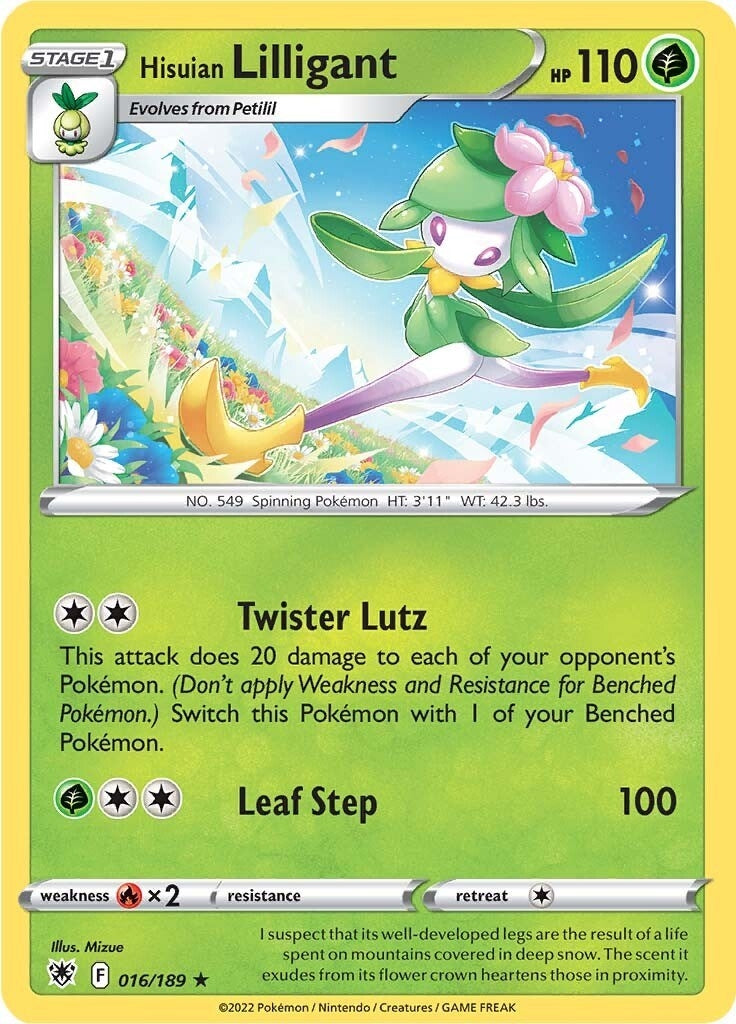 Image for Hisuian Lilligant (016/189) [SWSH10: Astral Radiance] - Pokemon