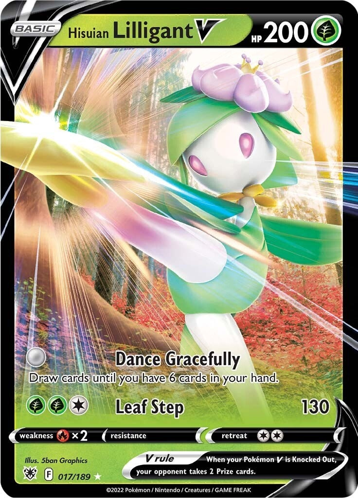 Image for Hisuian Lilligant V (017/189) [SWSH10: Astral Radiance] - Pokemon