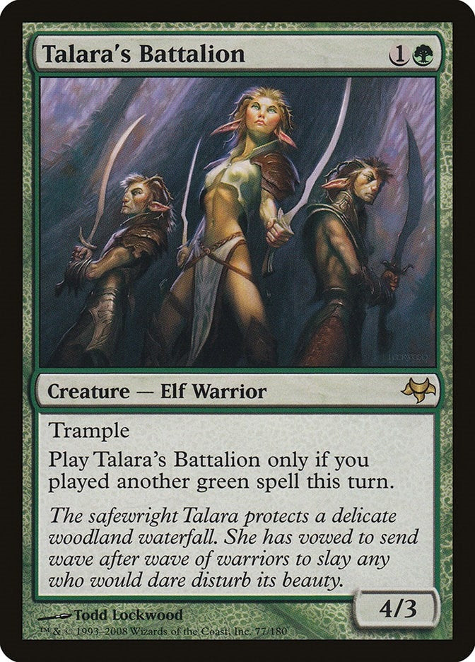 Image for Talara's Battalion (77) [Eventide] - Magic: The Gathering