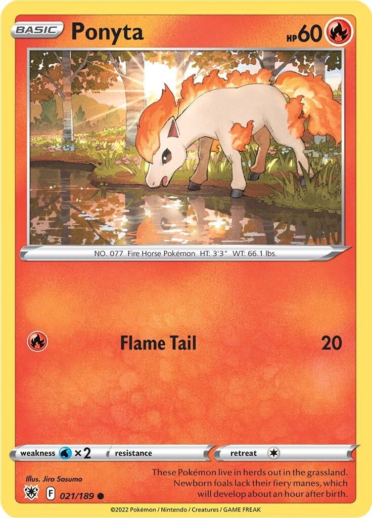 Image for Ponyta (021/189) [SWSH10: Astral Radiance] - Pokemon