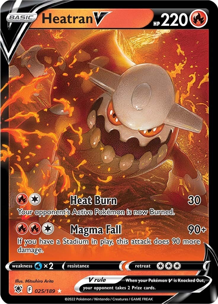 Image for Heatran V (025/189) [SWSH10: Astral Radiance] - Pokemon