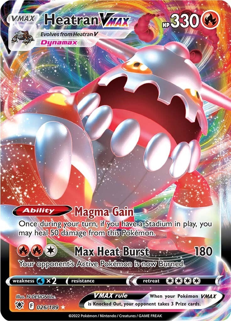 Image for Heatran VMAX (026/189) [SWSH10: Astral Radiance] - Pokemon