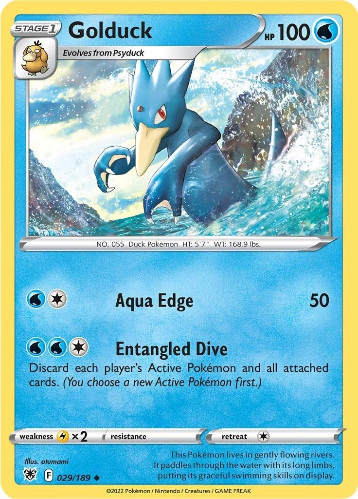 Image for Golduck (029/189) [SWSH10: Astral Radiance] - Pokemon