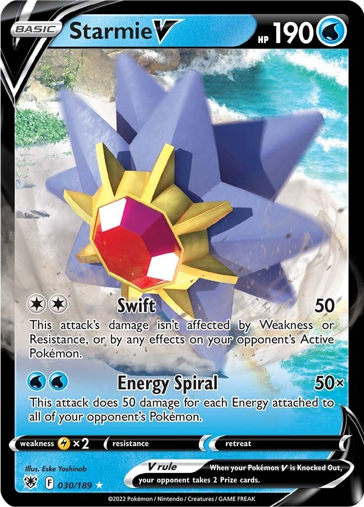 Image for Starmie V (030/189) [SWSH10: Astral Radiance] - Pokemon