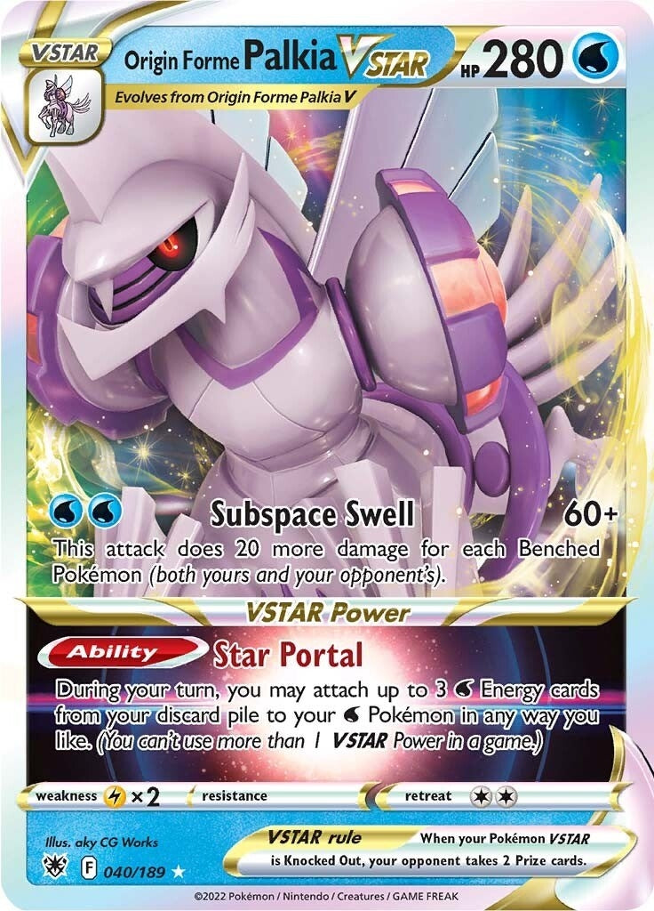 Image for Origin Forme Palkia VSTAR (040/189) [SWSH10: Astral Radiance] - Pokemon